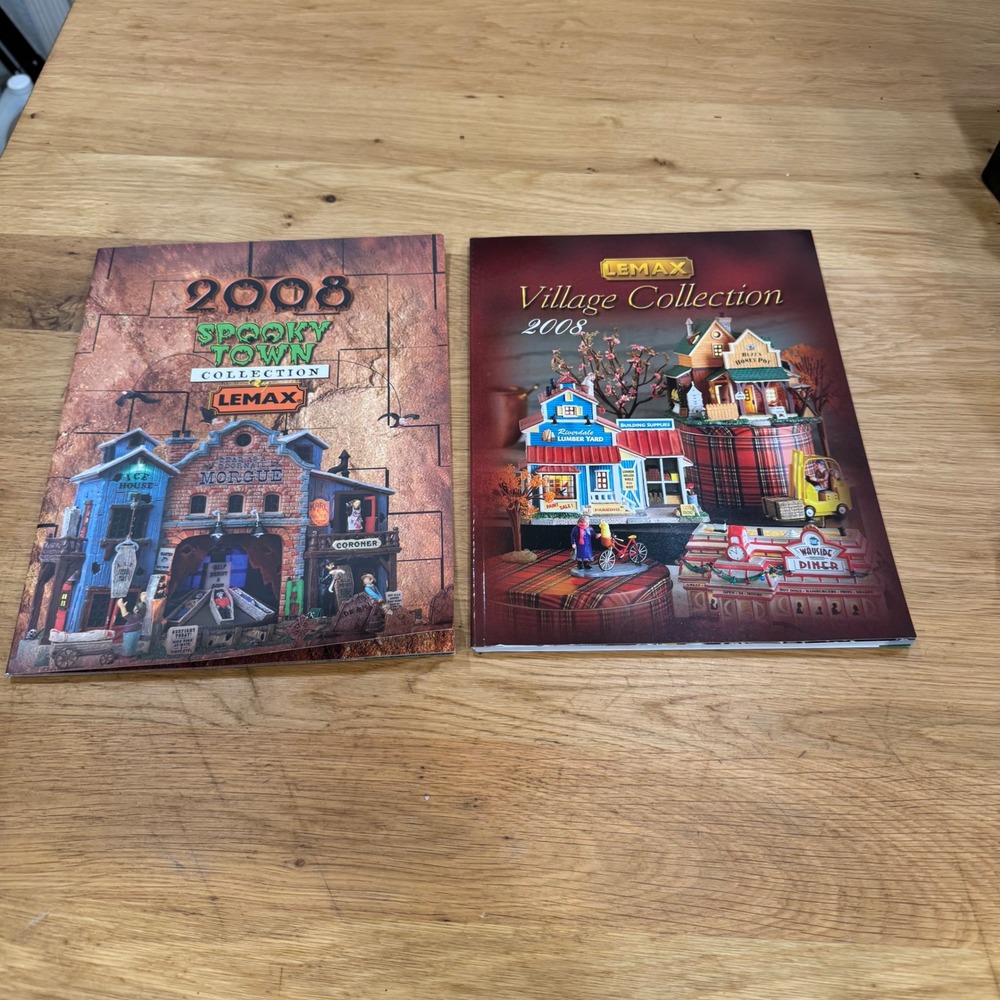 Lemax 2008 Catalogs Spooky Town Collection & Village Collection Set of 2